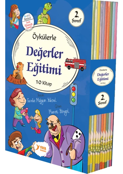 Öykülerle Değerler Eğitimi 2.sınıf 10 Kitap - Sevda Müjgan Yüksel (Ciltli)