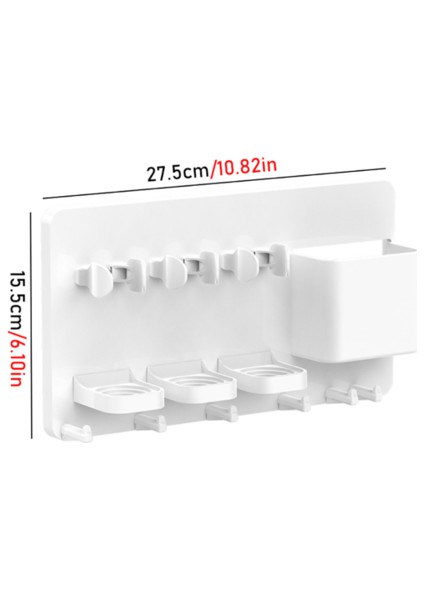 28 cm Banyo Depolama Elektrikli Diş Fırçası Tutucu Izsiz Duvar Dağı Kuru Tutun Diş Fırçası Standı Raf Banyo Aksesuarları (Yurt Dışından) modelleri