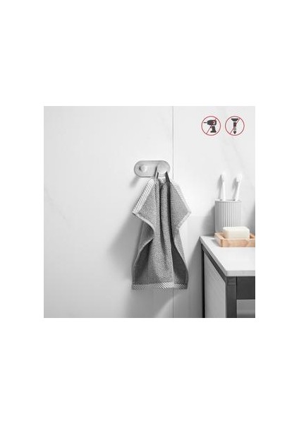 Banyo Aksesuarları Set Duvara Monte Havlu Demiryolu Bar Raf Rulo Tuvalet Kağıdı Tutucu Doku Robe Kanca Duş Depolama Kendinden Yapışkanlı Banyo Donanım Setleri (Yurt Dışından)