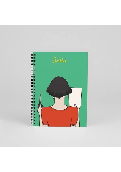 N0111 A5 Tasarım Spiralli Defter - Amelie