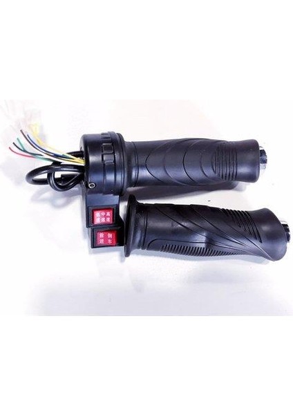 E Bike Geri Vitesli Gaz Kolu 8 Kablolu