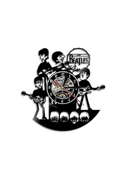 Vinil Kayıt Duvar Saati, Beatles Record Duvar Saati, Retro Ev Dekorasyon Duvar Saati (Yurt Dışından)