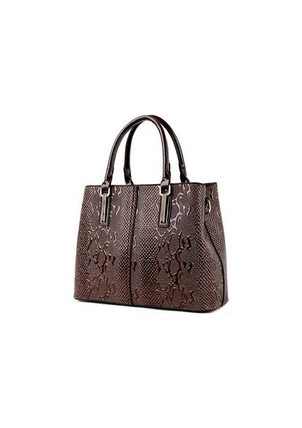Lüks Kadın Tasarımcısı Büyük Kapasiteli Tote Ünlü Marka Deri Omuz Kadın Için Crossbody Bolsos Mujer Gri Çanta (Yurt Dışından)