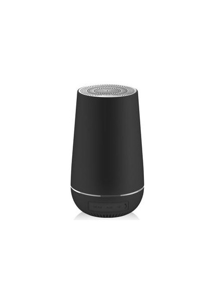 Kablosuz Küçük Çelik Taşınabilir Varil Ağır Stereo Müzik Surround Ses Bar Bas Kartı Mini Yuvarlak Hoparlör Kare Dans Kartı | Siyah (Yurt Dışından)