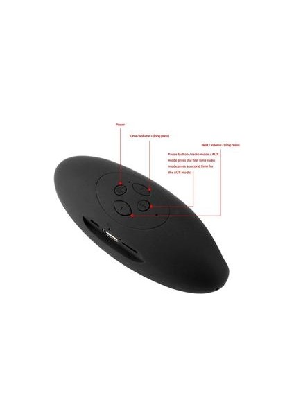 Siyah Mini Stereo Kablosuz Bluetooth Hoparlör Taşınabilir 3D Ses Sistemi Müzik Hoparlör Tf Süper Bas Sütun Akustik Sistemi Çevreleyen | Taşınabilir Hoparlörler (Yurt Dışından)