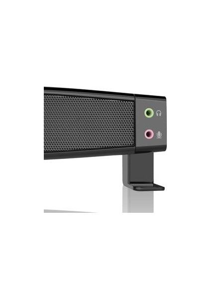 Powered Hoparlörler Ev Tiyatrosu 5 W Stereo Subwoofer W / Mikrofon Destek Hattı Müzik Içinde Tv Bilgisayar Için Oynat | Taşınabilir Hoparlörler Siyah (Yurt Dışından)
