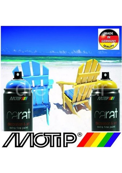 6 Adet Carat Ral 9005 Mat Siyah Akrilik Boya 400 ml