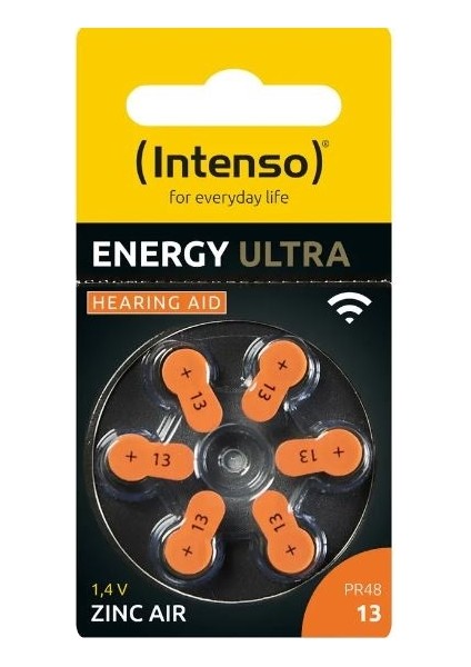 Energy Ultra Hearing Aid A13 6 Adet