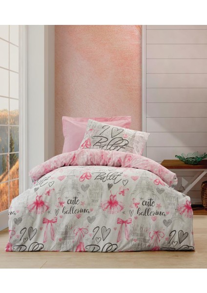 Cottonbox Genç Grup Ballerına Pembe Nev.tkm.t.k + Fıtted Çarşaf