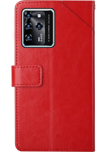 Y Zte Blade V30 Kırmızı Için Dikiş Pu Kutusu Telefon Kılıfı (Yurt Dışından) indirimleri