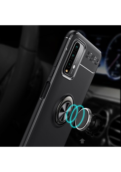 Xiaomi Poco M3/redmi Note9 4g Tpu Kılıfı Siyah+Kırmızı (Yurt Dışından) fırsatları