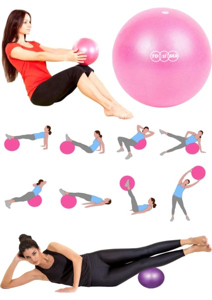 25 cm Pilates Topu Mini Pilates Topu Mini Pilates Ball Jimnastik Topu Egzersiz Topu