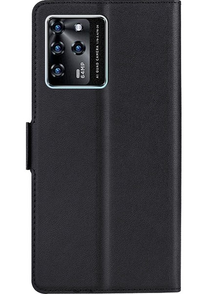 Zte Blabe V30 Siyah Için Ultra Yerin Toka Deri Kılıf (Yurt Dışından) indirimleri