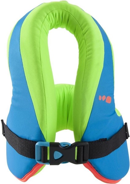 Nabaiji Yüzme Yeleği Çocuk Yüzücü Yeleği Mavi-Yeşil Swimvest 15-25 kg modelleri