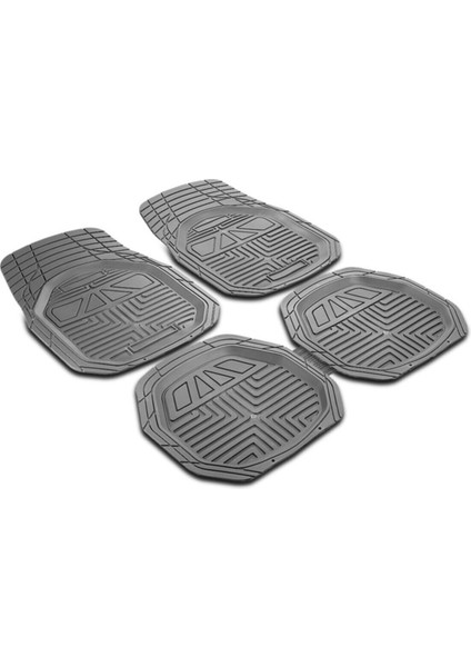 Renault Talisman 2015-2020 Araca Uyumlu Extra Derin Havuzlu Siyah Oto Paspas Takımı