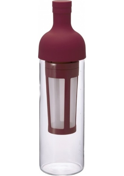 Cold Brew Coffee Filter In Bottle (Cranberry Red)