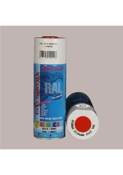 Eco Servis Sprey Boya Ral 2002 Makine Kırmızı
