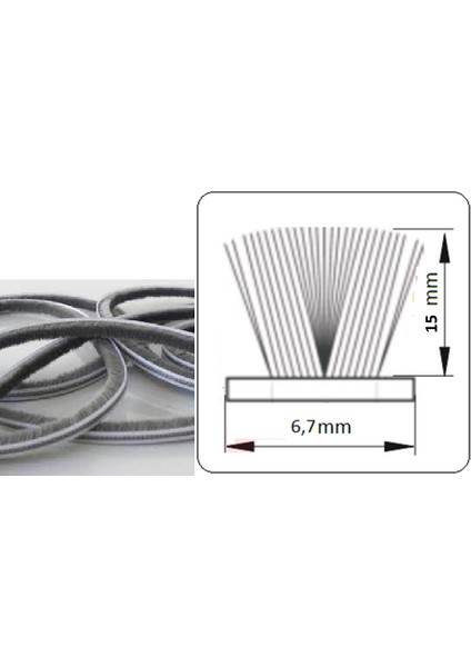 Kıl Fitil 6,7X15 mm (15 mt Paket Halinde)