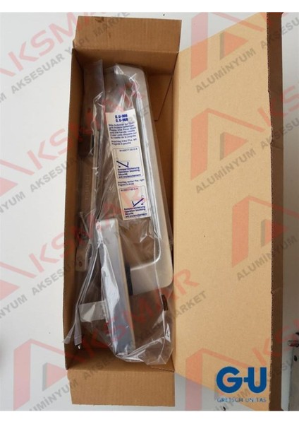 Aluminyum Tam Otomatik Sürme Için Kapı Kolu -Sol Gri