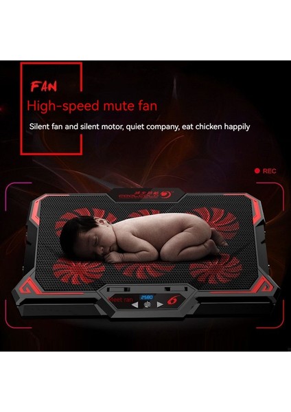 Dizüstü Bilgisayar Soğutucusu - Kırmızı (Yurt Dışından) fiyatları