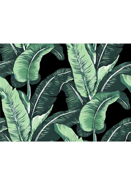 Botanik Özel Tasarım Duvar Kağıdı Kanvas Tek Parca