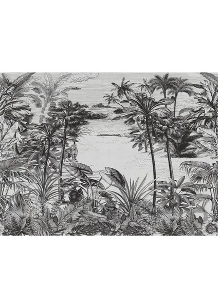 Botanik Özel Tasarım Duvar Kağıdı Vinil