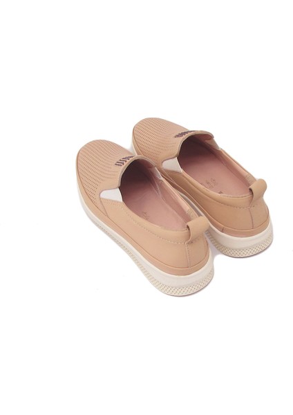 EVD2794 Pudra Kadın Taşlı Desenli Comfort