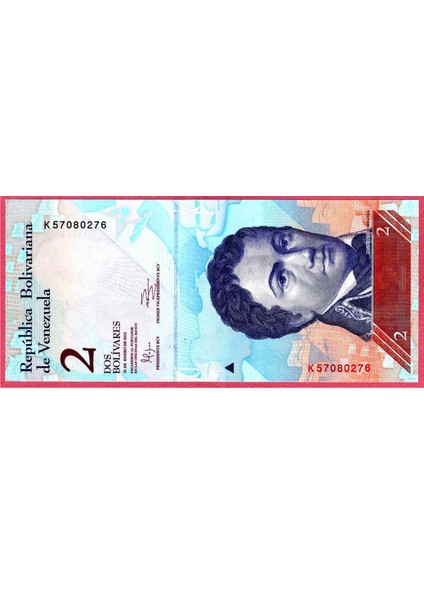 Venezuela 2012 Yılı 2 Bolivares Çil 2 ADET