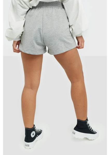 Mad Girls Gri Basic Şort MG1293