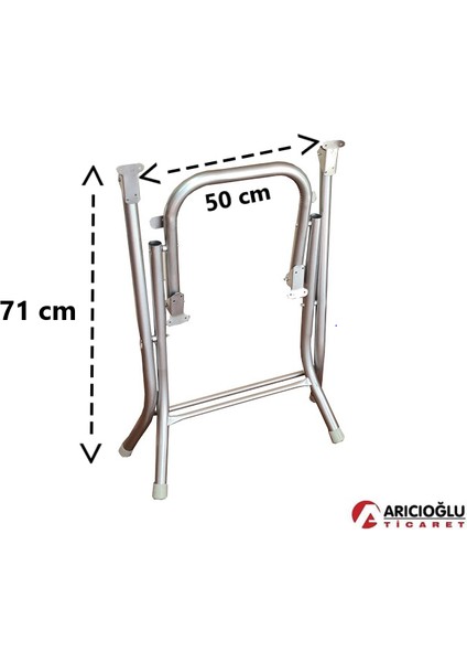 Metal Katlanır Masa Ayağı Bahçe Masa Ayağı
