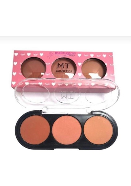 Makeuptime 3’lü Mat Allık ve 3’lü Göz Makyaj Seti modelleri