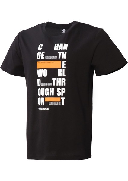 Hmlbalder T-Shırt Siyah Erkek T-Shirt 911562-2001