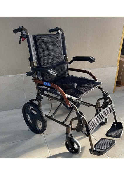 Comfort Plus GK863LABJ-12 Jet Black Transfer Alüminyum Tekerlekli Sandalye