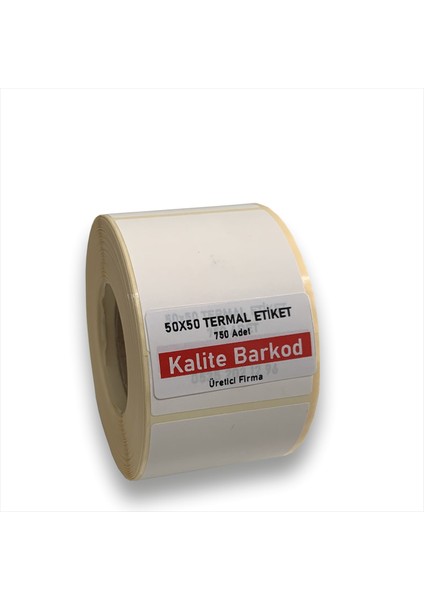 50X50 Termal Etiket | Rulo Barkod Etiketi