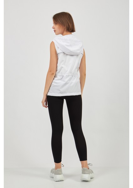 Beyaz Mikro Kumaş Yelek indirimleri