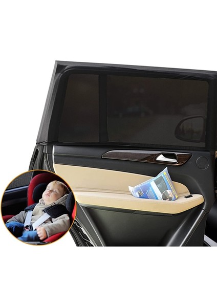 Tekli Araba Gölgelik Araç Yan Cam Güneşlik Oto Perde Güneşliği Anne Bebek Çocuk Arka Cam Emzirme Örtüsü