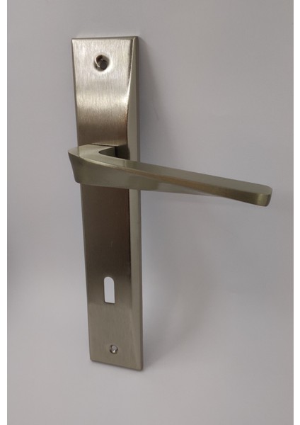 Aynalı Kapı Kolu (Oda Için) 1 Takım Saten Renk fiyatları