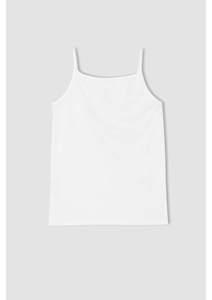 Kız Çocuk Regular Fit 2'li Atlet X0841A622HS