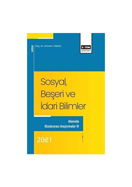 Sosyal, Beşeri ve Idari Bilimler - Zührem Yaman