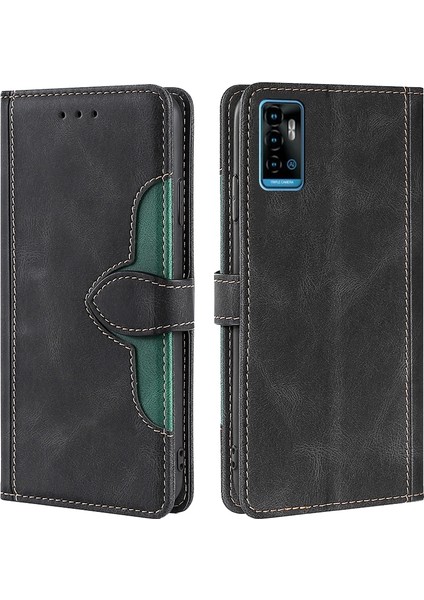 Zte Blabe A71 Siyah Için Cilt Fe Straw Hat Telefon Kılıfı (Yurt Dışından) fırsatları