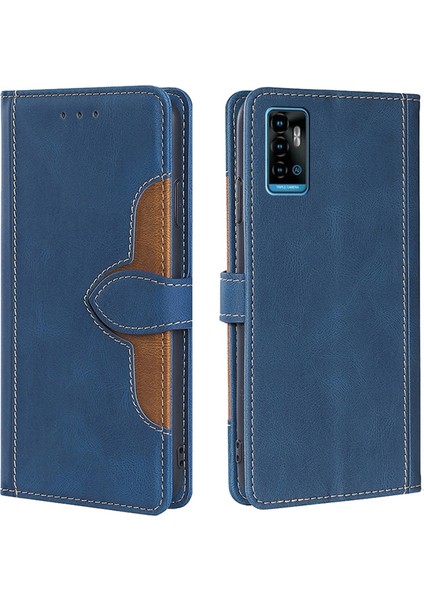 Zte Blabe A71 Mavi Için Cilt Fe Straw Hat Telefon Kılıfı (Yurt Dışından) fırsatları