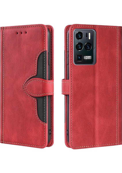 Zte Axon 30 Ultra 5g Kırmızı Için Cilt Fe Straw Hat Telefon Kılıfı (Yurt Dışından) fırsatları