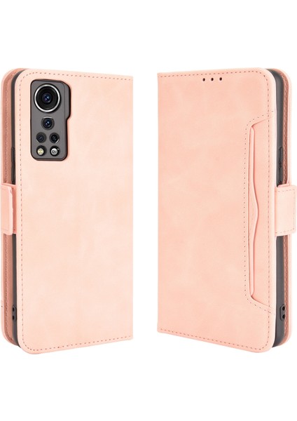 Zte Axon 30 5g Pembe Için Cilt Fe Buzağı Telefon Kılıfı (Yurt Dışından)