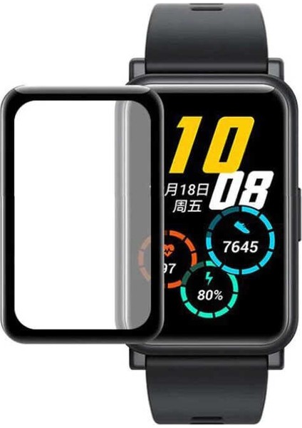 Huawei Watch Fit Uyumlu Saat Ekran Koruyucu Full Tam Kaplayan Esnek Ultra Koruma Clock Screensaver fırsatları