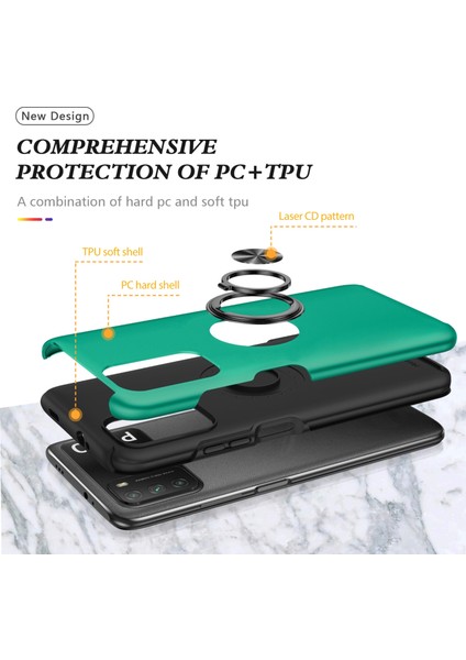 Xiaomi Için Poco M3 Pc + Tpu Manyetik Koyu Yeşil Telefon Kılıfı (Yurt Dışından) fiyatları