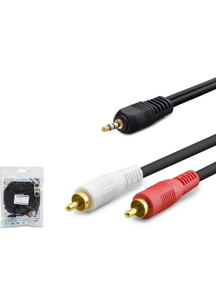 HDX1037(4646) Aux To 2rca Kablo 1.5mt