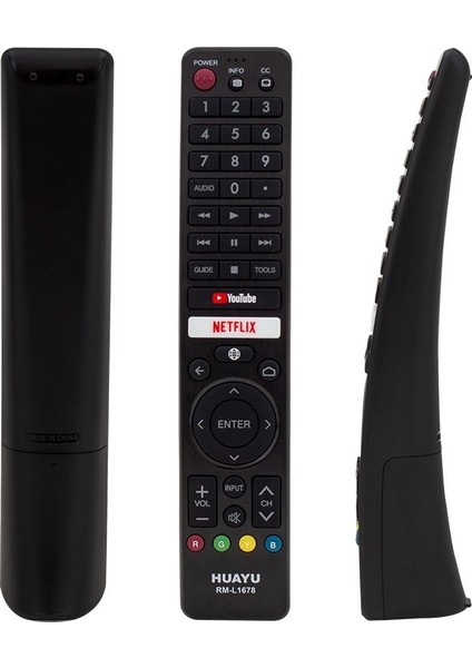 Kl RM-L1678 Sharp Netflıx-Youtube Ses Komutlu Mikrofonlu Tuşlu Lcd-Led Tv Kumanda