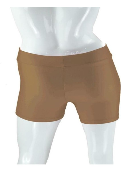 Kadınlar Flex Şort Yoga Spandex Biker Şort Mayo L Haki (Yurt Dışından)