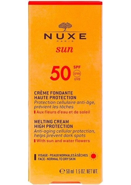 Sun SPF50 Creme Fondante Güneş Kremi 50ML