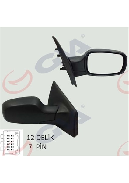 Dış Dikiz Aynası Elektrikli Isıtmalı Sağ Clıo 05-09 VM-6136EHSR Gva 1014150